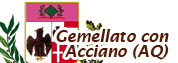 Gemellaggio con il Comune di Acciano (AQ)